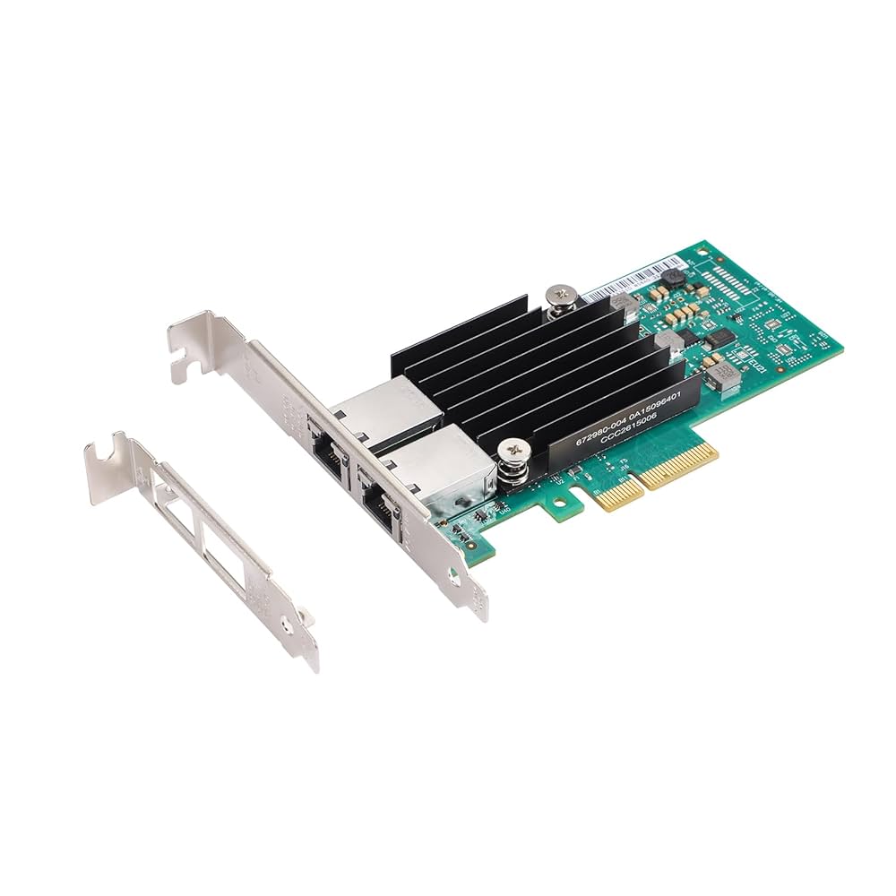 Intel X550-T2搭載 10GbEネットワークアダプタ Amazon.com: XikeStor 10Gb PCIe Network Card with Intel X550